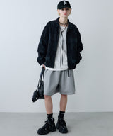 AIVER スウェットワイドバギーショートパンツ