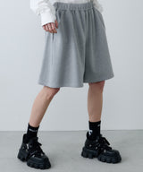AIVER スウェットワイドバギーショートパンツ
