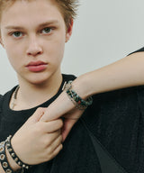 グレー、ダークグリーン重ね付け