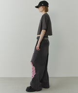 AIVER 16/-ウォッシュ天竺クロップドS/S TEE