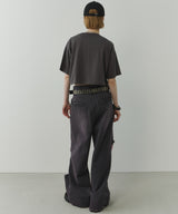 AIVER 16/-ウォッシュ天竺クロップドS/S TEE