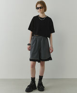 AIVER 16/-ウォッシュ天竺クロップドS/S TEE