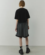 AIVER 16/-ウォッシュ天竺クロップドS/S TEE