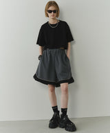 AIVER 16/-ウォッシュ天竺クロップドS/S TEE