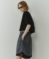 AIVER 16/-ウォッシュ天竺クロップドS/S TEE