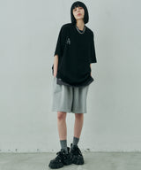 AIVER スウェットワイドバギーショートパンツ