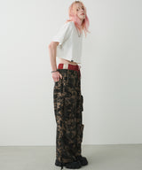 AIVER 16/-ウォッシュ天竺クロップドS/S TEE