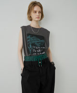 AIVER レイヤードバギーデニムスラックス