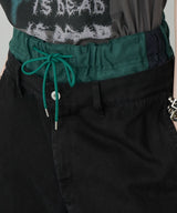 AIVER レイヤードバギーデニムスラックス