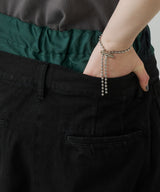 AIVER レイヤードバギーデニムスラックス