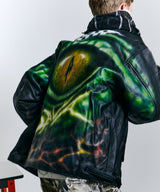 Johann×AIVER レザーフライトジャケット