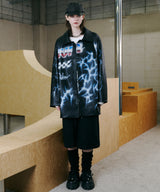 Johann×AIVER フェイクレザーコート