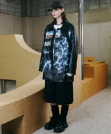 Johann×AIVER フェイクレザーコート