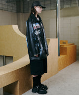 Johann×AIVER フェイクレザーコート