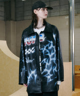 Johann×AIVER フェイクレザーコート