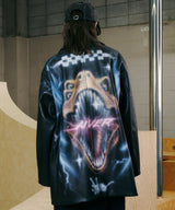 Johann×AIVER フェイクレザーコート