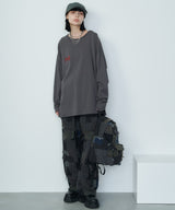 AIVER 棘刺繍ロンTEE