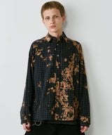 AFF AIVER ブリーチラグランチェックシャツ