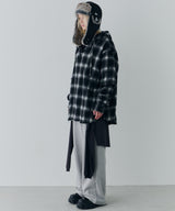 【一部予約】AIVER レイヤードオンブレチェックシャツ