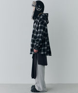 【一部予約】AIVER レイヤードオンブレチェックシャツ