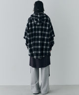 【一部予約】AIVER レイヤードオンブレチェックシャツ