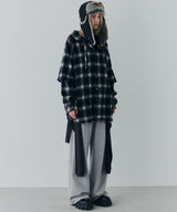 【一部予約】AIVER レイヤードオンブレチェックシャツ