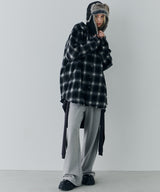 【一部予約】AIVER レイヤードオンブレチェックシャツ