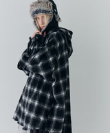 【一部予約】AIVER レイヤードオンブレチェックシャツ