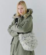 【予約】AIVER Atelier Made ミックスファーショルダーバッグ