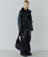 【予約】AIVER Atelier Made ミックスファーショルダーバッグ