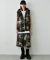 PALEDUSK×AIVER カモボロ3WAYフードシャツ