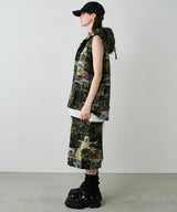 PALEDUSK×AIVER カモボロ3WAYフードシャツ