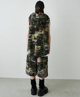 PALEDUSK×AIVER カモボロ3WAYフードシャツ