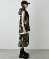 PALEDUSK×AIVER カモボロ3WAYフードシャツ