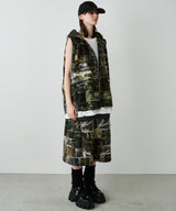 PALEDUSK×AIVER カモボロ3WAYフードシャツ