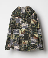 PALEDUSK×AIVER カモボロ3WAYフードシャツ