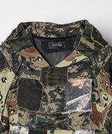 PALEDUSK×AIVER カモボロ3WAYフードシャツ