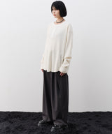 【予約】AIVER ヘビーワッフルヘンリーネックL/S TEE