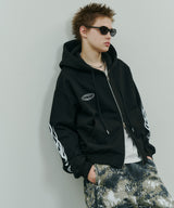 Johann×AIVER BOYダブルジップパーカー