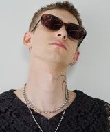 オーバルサングラス