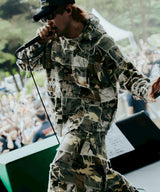 PALEDUSK×AIVER カモボロワイドクォーターパンツ