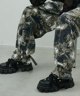 AIVER カモフラージュカーブパンツ