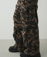 AIVER カモレイヤードカーゴパンツ