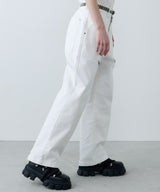 AIVER ボンテージデニムベイカーパンツ