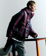 AIVER イリディセントパファーブルゾン