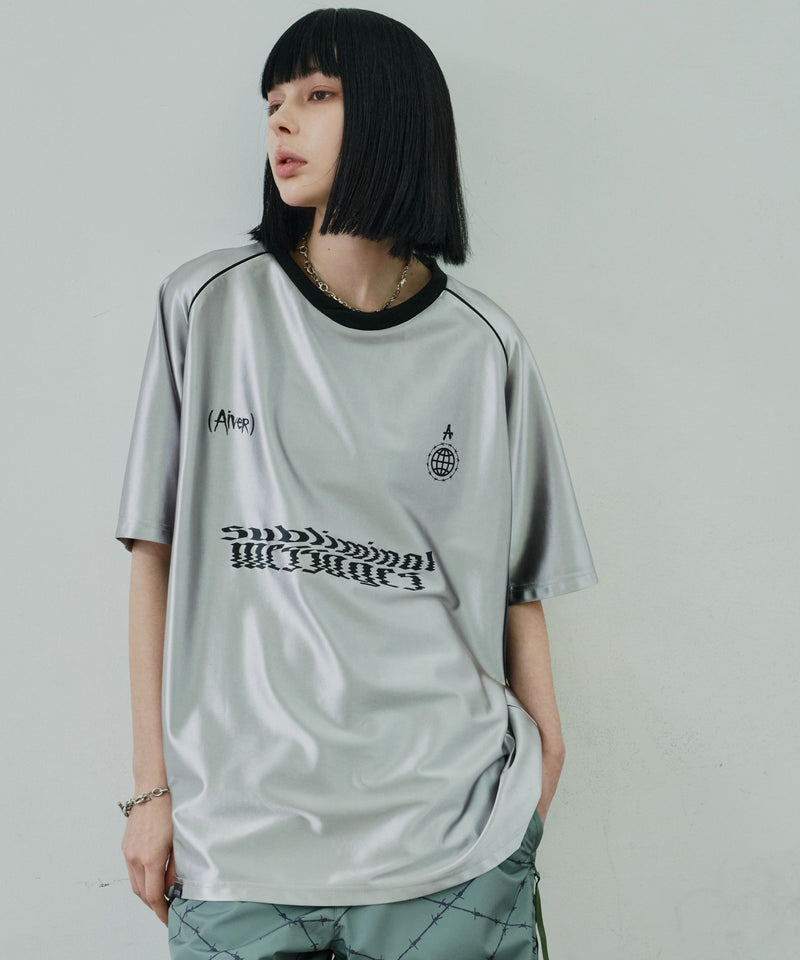 【一部予約】AIVER　ラグランサッカーシャツ