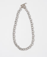 AFF AIVER サージカルダブルリングチェーンネックレス