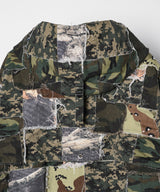 PALEDUSK×AIVER カモボロ3WAYフードシャツ