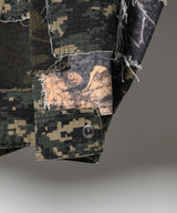 PALEDUSK×AIVER カモボロ3WAYフードシャツ