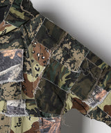 PALEDUSK×AIVER カモボロ3WAYフードシャツ